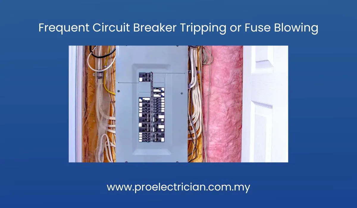 Frequent Circuit Breaker Tripping or Fuse Blowing