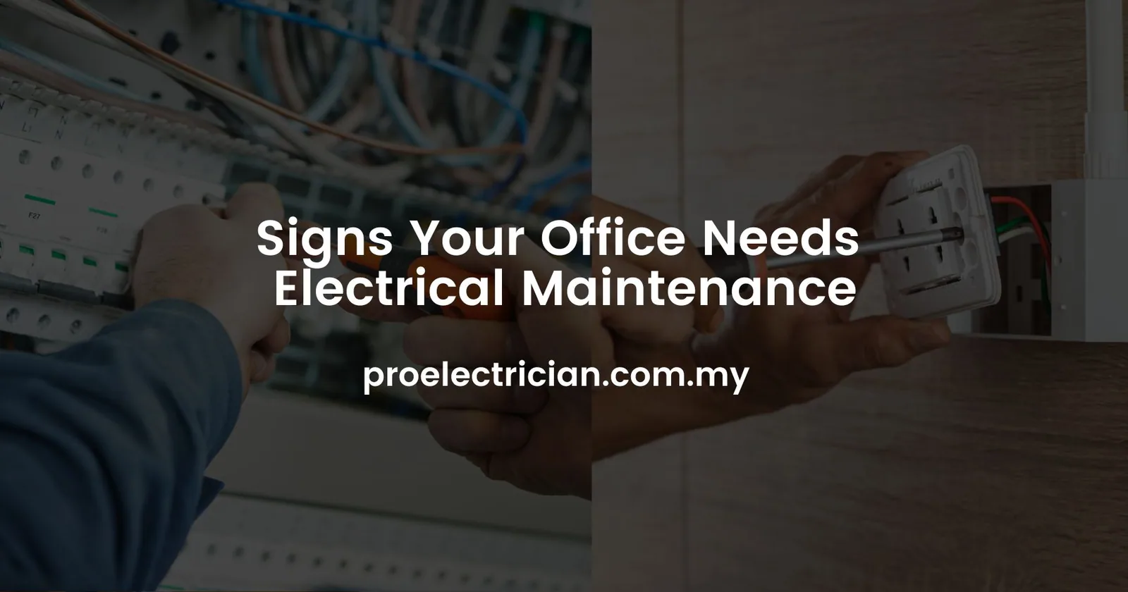 Signs Your Office Needs Electrical Maintenance