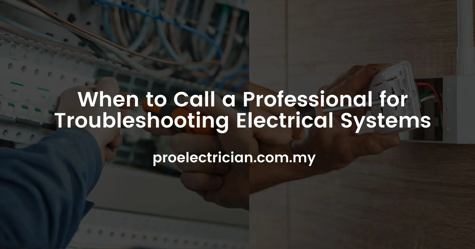 When to Call a Professional for Troubleshooting Electrical Systems